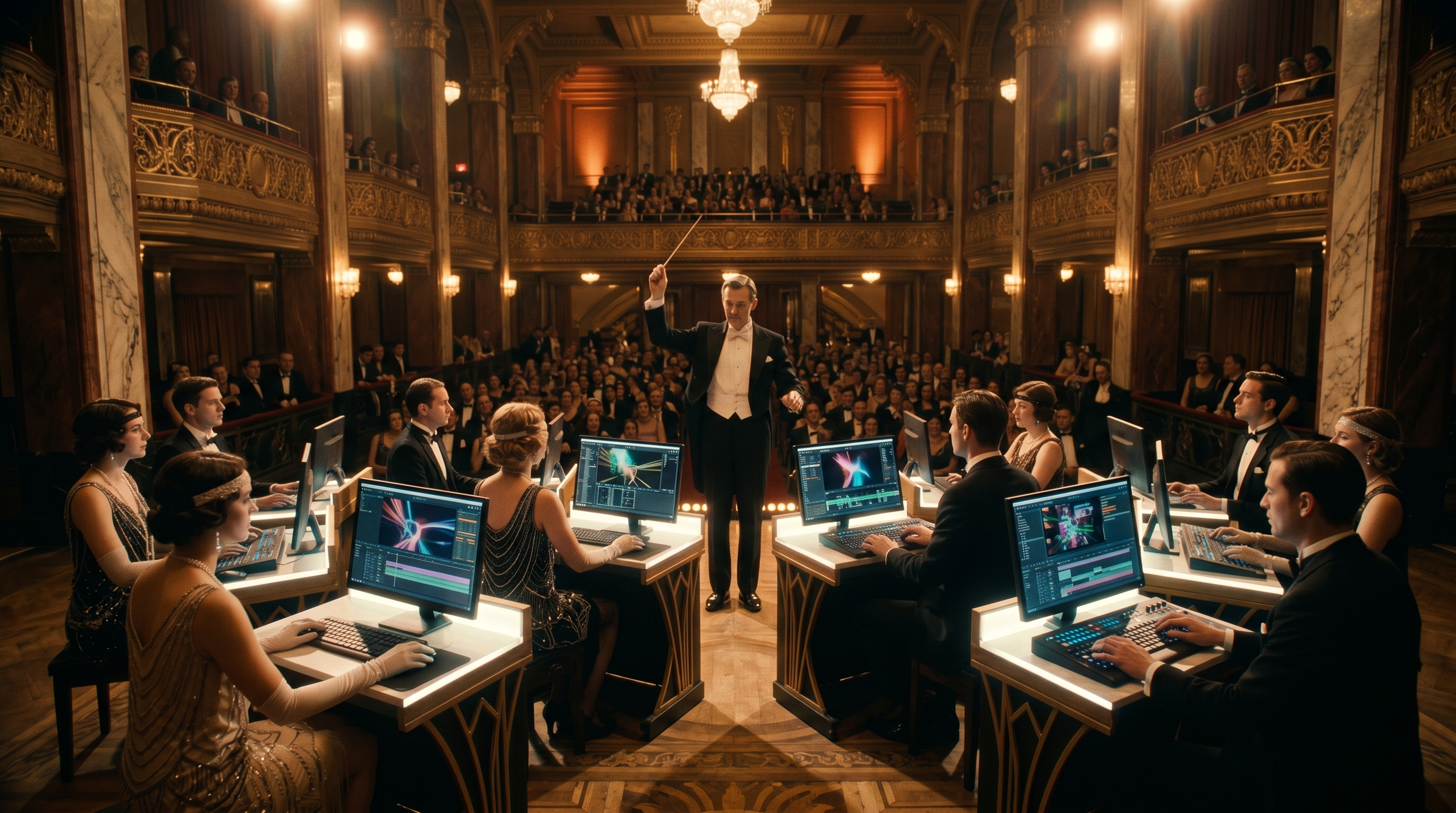 Une équipe qui produit en rythme, comme un orchestre dirigé par un chef